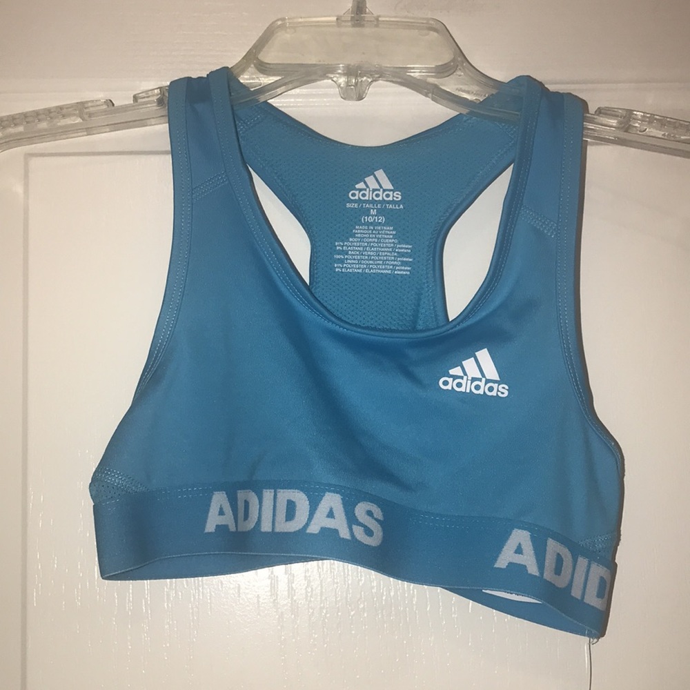 NWT Adidas Girls Gym Sports Bra - Low Impact